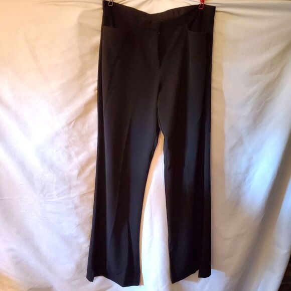 The Limited Stretch Black Dress Pants Womens Size 14 Wide Leg Bootcut - Picture 1 of 6